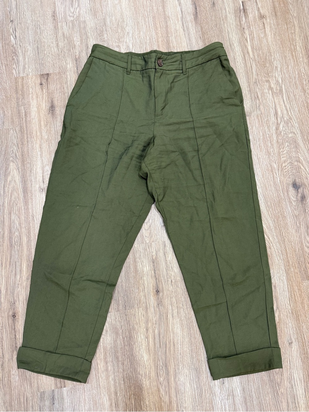 Women’s Olive Green Casual Pants